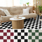 Hooux 10pcs Peel and Stick Floor Tile Waterproof, Anti-slip Reusable Square Floor Stickers, Easy to Install Floor Tile for Bathroom Bedroom, and DIY-friendly, 11.8in X 11.8in