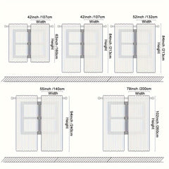 Hooux Elegant French Romantic Rose Embroidered Curtains - 2pcs Set, Beige & Cream Ruffle Design for Living Room and Bedroom, Light-Filtering Rod Pocket Drapes