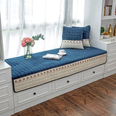 Hooux Bay Window Mats Modern Home Decor Seasons Universal Lace Color Thicken Balcony Cushion Non-slip Sofa Protection Pad Tatami Mat