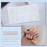 Hooux Nail Sticker Full Cover Sticker Wraps Decorations DIY Manicure Slider Nail Vinyls Nails Decals Manicure Art