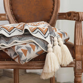 Hooux Textile City Navajo Sun Blanket Knitted Bohemian Air Conditioning Throw Blanket Living Room Sofa Cover Winter Decorate Bedspread