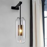 Hooux Vadim Wall Lamp Post-modern Gold industrial sconce for Bathroom Bedroom Mirror Nordic Home Decor E14 glass wall lamp