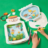 Hooux Children DIY The World In The Bottle Handmade Craft Toys Handmade Materials Package Drawing Educational Toys Kids Gift DIY Toys