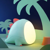 Hooux Cute Silicone Night Light Cartoon Dinosaur Kids Toys Animal LED Table Lamp USB Baby Bedside Nursery Creative Holiday Gift