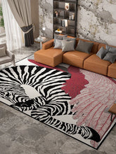 Hooux Luxury Refreshing Hairless Carpet Large Area Living Room Rug Cozy Bedroom Rugs Modern Home Decoration Aesthetics