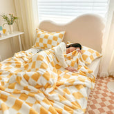 Hooux New Panda Plush Autumn Winter Warm Blanket Four-season Thermal Sofa Blanket for Throw Soft Comfortable Napping Blanket Knee Leg