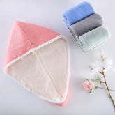 Hooux Hair Towel Dry Hair Cap Women's Shower Cap Thickened Water Absorbing Hair Washing Tool Quick Drying Bag Headscarf