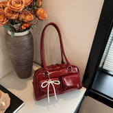 Fashionable Underarm Bow Bag for Women Korean Edition New Simple Leisure Pillow Bag Trendy Versatile Shoulder Bag