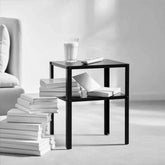 Hooux Nordic Bedside Table Living Room Sofa Corner Table Bedroom Bedside Table Metal Minimalist Night Tables Bedroom Furniture