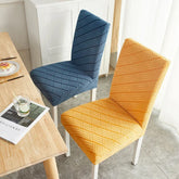 Hooux Thick Three-dimensional Pattern Solid Color Chair Cover Modern Minimalist All Inclusive Seat Cover Anti Slip Soft Chair Covers