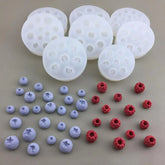 Hooux 3D Blueberry Raspberry Candle Mold Simulation Fruit Fondant Silicone Mould DIY Chocolate Cookie Baking Mold Cake Decorating Tool