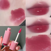 Hooux Mirror Lip Gloss Lip Glaze Transparent Glass Lasting Moisturizing Waterproof Liquid Lipsticks Sexy Red Lips Cosmetics 6 Colors