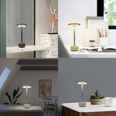 Hooux Rechargeable Desktop Decoration Light Touch 5V USB LED Night Light For Coffee Bar Restaurant Bedroom Study Bedside Table Lamps