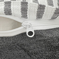 Hooux Vertical Stripes Bedding Comforter set Duvet Cover bedsheets set pillowcases Bedding Linens Set Queen/King Bed edredones de cama