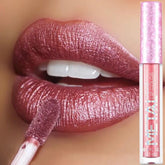 Hooux Metallic Lip Gloss 12 Colors Glitter Matte Liquid Lipstick Waterproof Shiny Shimmer Lip Tint Lasting Party Festival Lips Makeup