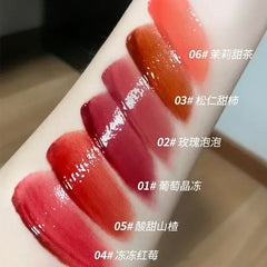 Hooux Mirror Water Lip Gloss Liquid Lipstick Long Lasting Moisturizing Jelly Tint Korean Makeup Lip Balm Women Beauty Korean Cosmetics