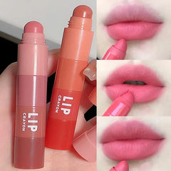 Hooux Multicolour 4 In 1 Matte Lipstick Nude Pink Red Lip Liner Pen Long Long Waterproof Crayon Lipstick Pencil Lips Makeup Cosmetic