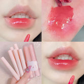 Hooux 6Pcs/set Mirror Watery Lip Gloss Set Makeup Wet Long Lasting Moisturizing Lipgloss Tint Waterproof Liquid Lipstick Cosmetics Kit