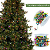 Hooux 5Meters Colorful Bulbs String Garland Christmas Home Decorations Xmas Tree Ornaments Navidad New Year Gift DIY Dollhouse Not LED