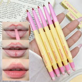 Hooux Smooth Matte Lipliner Pen Lipstick Long Lasting Non-fading Waterproof Non-stick Cup Outline Lip Contouring Nude Lip Liner Makeup