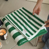 Hooux Stripe Pure Towels Absorbent Towels for Bathroom Skin-Friendly Soft Comfortable Kids Face Towel Hand Towel Beach Bath Towel