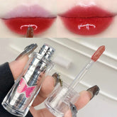 Hooux Waterproof Mirror Lip Glaze Korean Makeup Lip Gloss Sexy Tea Red Jelly Liquid Lipstick Lasting Moisturizing Natural Lip Cosmetic