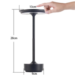Hooux Rechargeable Desktop Decoration Light Touch 5V USB LED Night Light For Coffee Bar Restaurant Bedroom Study Bedside Table Lamps