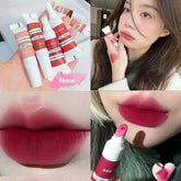 Hooux 6 Colors Lip Mud Lipstick Velvet Matte Liquid Lipstick Waterproof Nude Lip Gloss Long Lasting Sexy Women Lip Tint Cosmetics