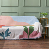 Hooux Textile City Nordic Style Home Decor Blankets Double Sofa Cover Geometry Picnic Mat Various Sizes Tassel Tapestries 160x220cm