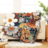 Hooux Textile City Ins Galsang Flowers Throw Blanket American Style Countryside Home Decor Sofa Towel Outdoor Camping Leisure Mat