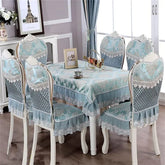 Hooux Perlin Ornament dinner table Skirt Bench Chair Cover Restaurant Home Tablecloth Embroidery Pattern Dyed Fabric Table Cover