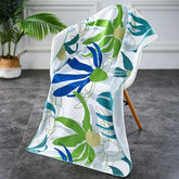 Hooux Beach towel, swimming towel, quick drying absorbent towel, microfiber, women's creative bath towel, beach mat