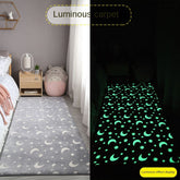 Hooux Luminous Bedroom Bedside Carpet Mat Cute Pink Living Room Sofa Table Carpet Tatami Window Cushion