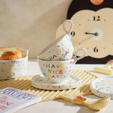Hooux High Beauty Female Coffee Cup Set High Grade Exquisite Afternoon Tea Cup Advanced Ceramic Mug