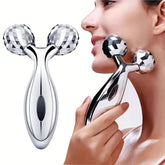 Hooux 3D Roller Massager Facial Beauty Device For Muscle Lifting & Skin Care, Manual Massager For Women Men