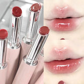 Hooux Korean Jelly Lipstick Long Lasting Moisturising Water-light Mirror Lip Glaze Non-stick Cup Crystal Clear Solid Lip Gloss Makeup