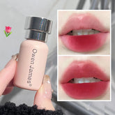 Hooux 6 Colors Sexy Red Lip Glaze Matte Non-stick Cup Lipstick Waterproof Velvet Nude Cute Moisturizing Lip Mud Tint Korean Cosmetics