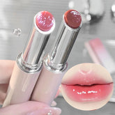 Hooux Water Mirror Lipstick Lasting Non-stick Cup Moisturizing Crystal Jelly Clear Brown Solid Lip Gloss Korean Lips Makeup Cosmetics
