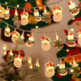 Hooux Christmas Tree LED String Light 1.5M 10LED Xmas Hanging Lamp Fairy Light Garland Home Decoration Ornament New Year Gifts