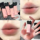 Hooux 6 Colors Matte Velvet Lipstick Long Lasting Makeups Liquid Lip Gloss Waterproof Non-stick Cup Lip Glaze Tint Makeup Cosmetic