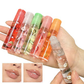 Hooux 6 Colors Glass Lip Oil Mirror Water Lip Gloss Lip Glaze Transparent Liquid Lipstick Lipgloss Moisturizing Make Up