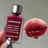 Hooux 6 Color Water Mirror Gloss Lip Glaze Natural Lasting Hydrating Moisturizing Not Easy To Take Off Makeup Liquid Lipstick Cosmetic