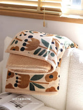 Hooux Korean Ins Tannic Acid Comfortable Single Blanket Winter Thickened Sofa Shawl Blanket Office Flannel Lunch Break Blanket