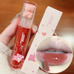 Hooux Moisturizing Mirror Lip Gloss Lasting Crystal Glossy Water Light Lip Glaze Nude Red Liquid Lipstick Women Lips Makeup Cosmetics