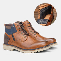 Hooux Boots Men Comfortable Classic Fashion Autumn Winter Ankle Boots #DX5261