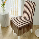 Hooux Thick Lace Skirt Style Chair Cover Lightweight Luxurious Seat Cushion Minimalist All Inclusive Elastic Multi Color Covers