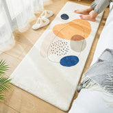 Hooux Nordic Style Living Room Sofa Large Area Carpet Bedroom Bedside Soft Thickened Decorative Floor Mat Bathroom Door Rug