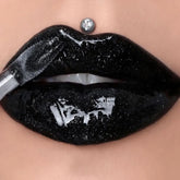 Hooux 3Pcs/Set Diamond Glitter Liquid Lipstick Set Waterproof Long Lasting Sexy Red Black Lips Halloween Shimmer Lip Makeup Cosmetics