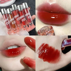 Hooux Mirror Water Lip Gloss Liquid Lipstick Long Lasting Moisturizing Jelly Tint Korean Makeup Lip Balm Women Beauty Korean Cosmetics