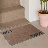 Hooux Nordic PVC Letters Welcome Doormat Cuttable House Entrance Mat Rug Carpet Anti Dust Floor Tidy Pad Outdoor Home Decor